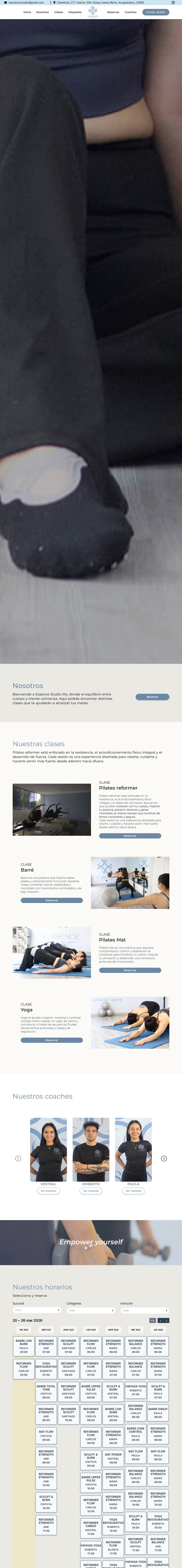 Essence Studio Mx — Pilates en Nueva Santa María, Azcapotzalco