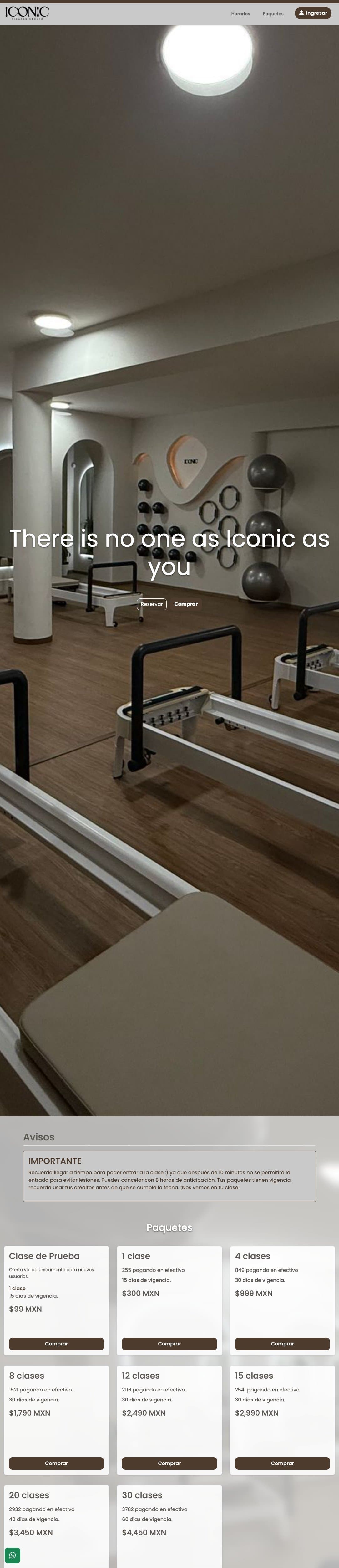 Iconic Pilates Studio - Pilates Reformer en Monterrey — Pilates en Monterrey
